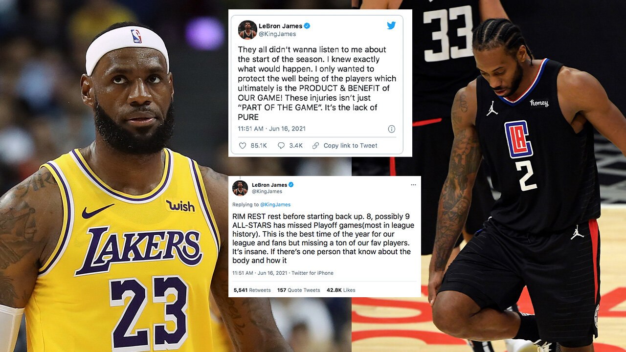 LeBron James SLAMS NBA As Injuries Pile Up In Playoffs After Shortened Off-Season