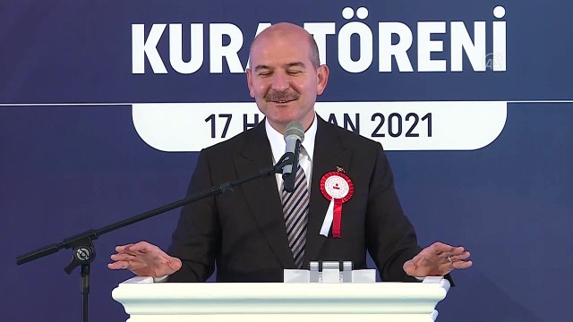 ANKARA - İçişleri Bakanı Soylu, 107. Dönem Kaymakamlık Kursu Kura Törenine katıldı (2)
