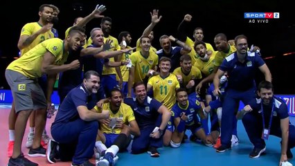 LIGA DAS NAÇÕES DE VÔLEI MASCULINO :   3 BRASIL X 0 AUSTRÁLIA - 17/06/2021