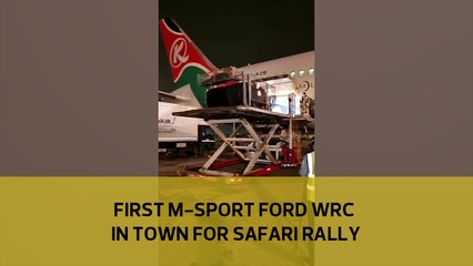 First M-Sport Ford WRC in town for Safari Rally