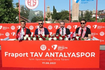 Antalyaspor ile Fraport TAV arasındaki isim sponsorluğu sözleşmesi uzatıldı