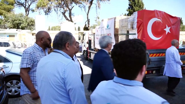 KUDÜS - Mirasımız Derneğinden Doğu Kudüs'teki hastaneye ilaç ve tıbbi malzeme yardımı