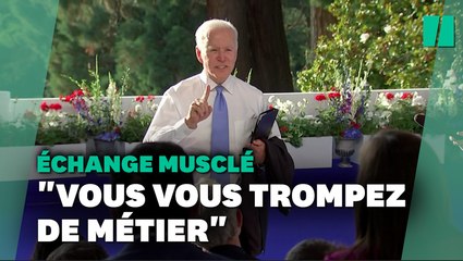 Joe Biden s’excuse après s’être emporté contre une journaliste de CNN