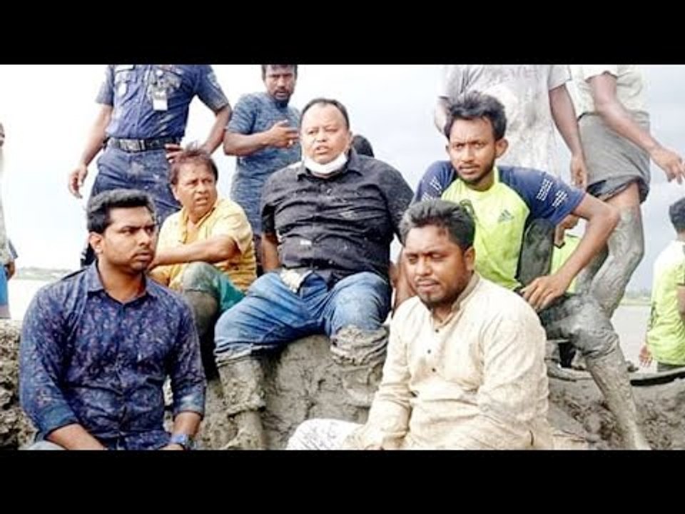 ভাঙা বাঁধ পরিদর্শনে গিয়ে এলাকাবাসীর রোষানলে এমপি | Jagonews24.com
