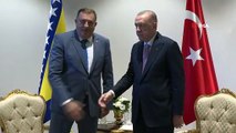 Cumhurbaşkanı Erdoğan, Bosna Hersek Devlet Başkanlığı Konseyi üyeleri ile görüştü.