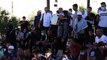 KUDÜS  - İsrail polisi, aşırı sağcı Yahudilerin Hazreti Muhammed'e hakaretini protesto eden Filistinlilere müdahale etti