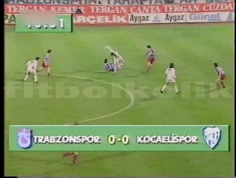 Trabzonspor 2-0 Kocaelispor 18.02.1996 - 1995-1996 Turkish 1st League Matchday 21