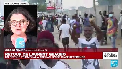 Retour de Laurent Gbagbo en Côte d'Ivoire dans une atmosphère tendue