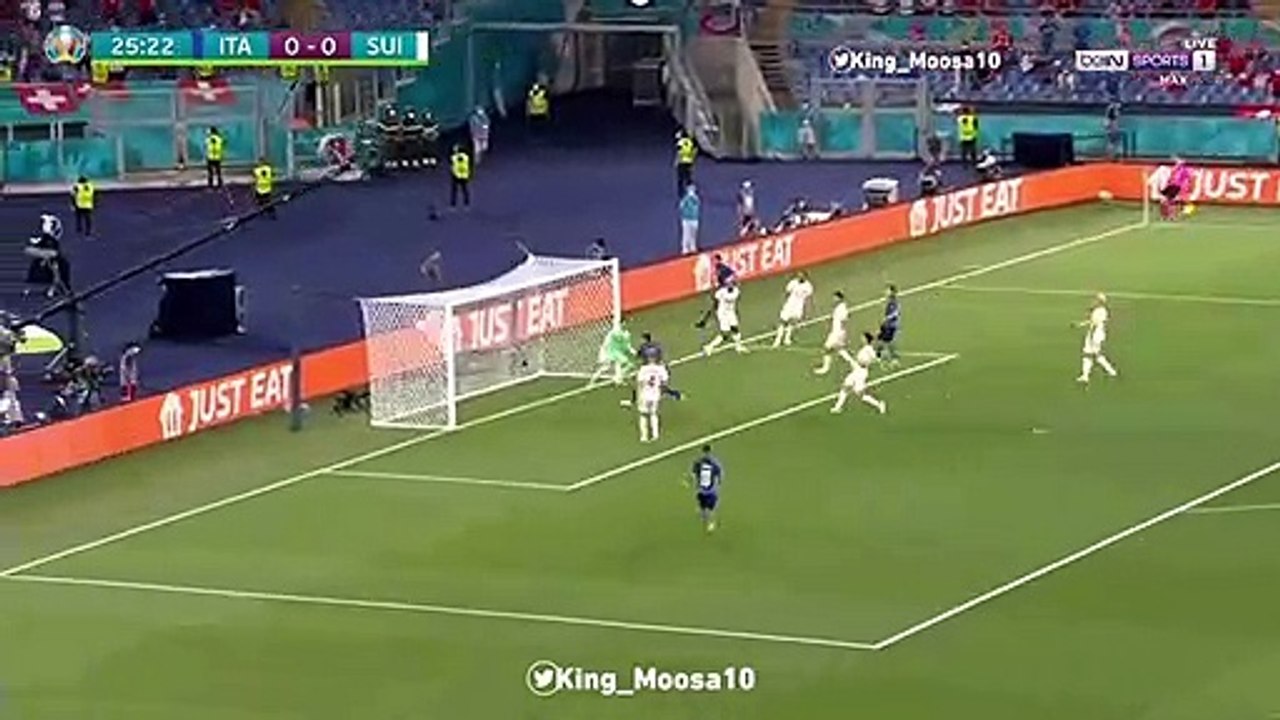 ايطاليا 3 × 0 سويسرا | اهداف المباراة بصووت خليل البلوشي