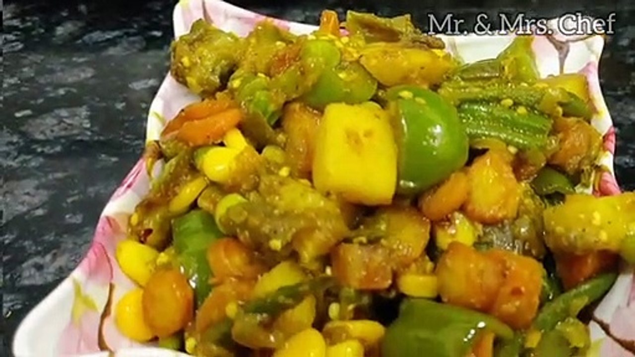 Mix Veg Platter | Homemade Mix Vegetable