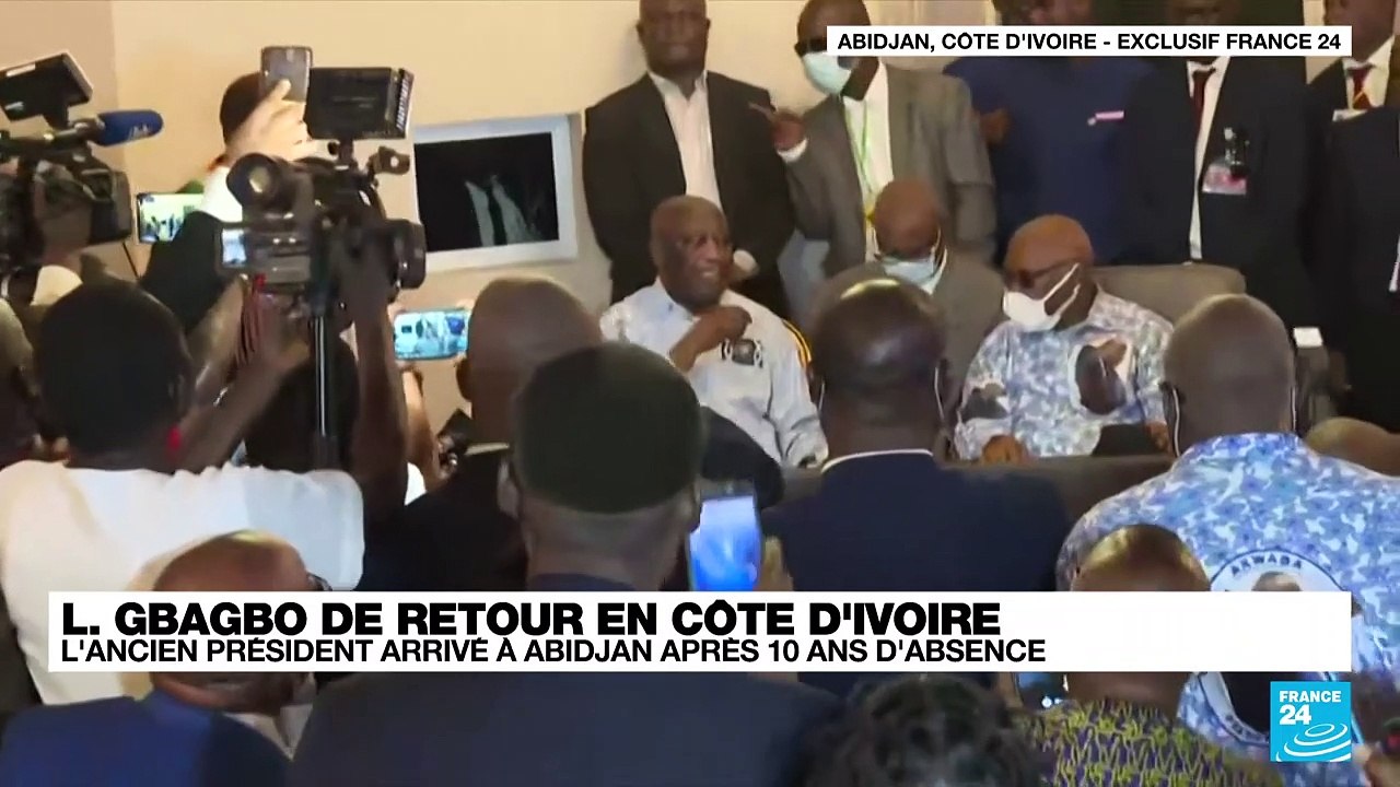 Laurent Gbagbo "heureux retrouver la Côte d'Ivoire et l'Afrique" après dix ans d'absence