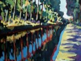 Animation canal du midi painting stopmotion