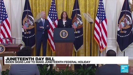 Biden signs law to make Juneteenth a federal holiday