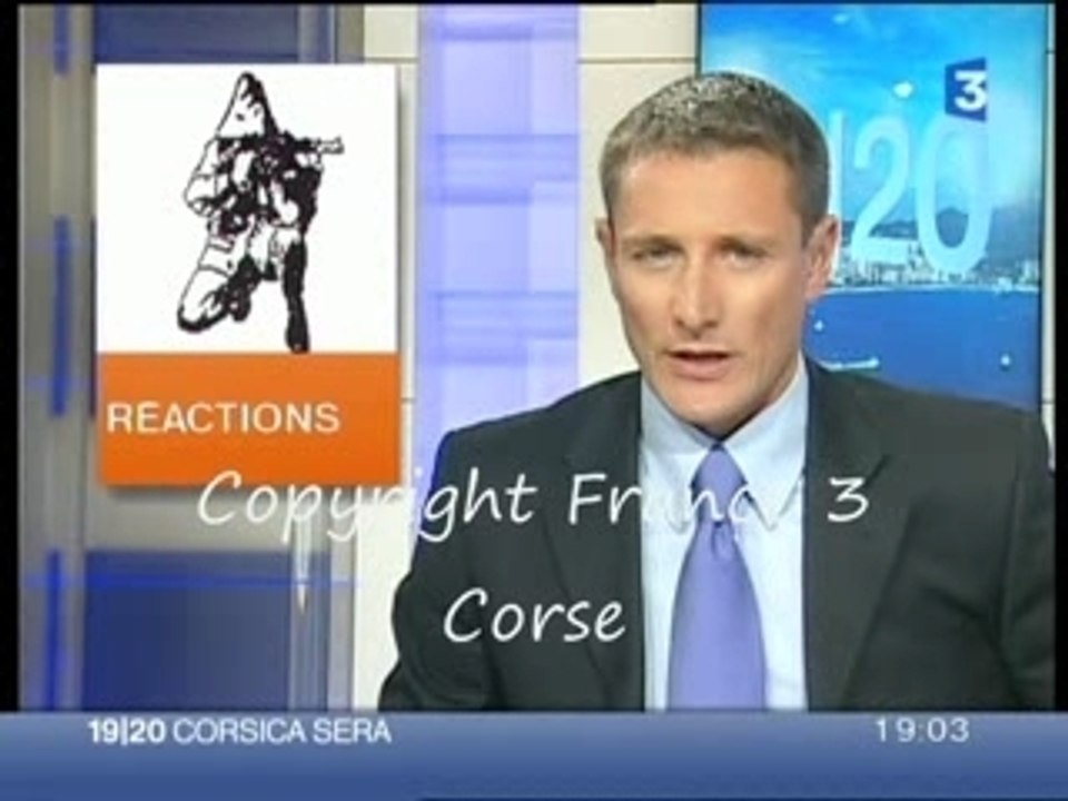 Fr3Corse : Reportage communiqué FLNC UC du 27 février 2008