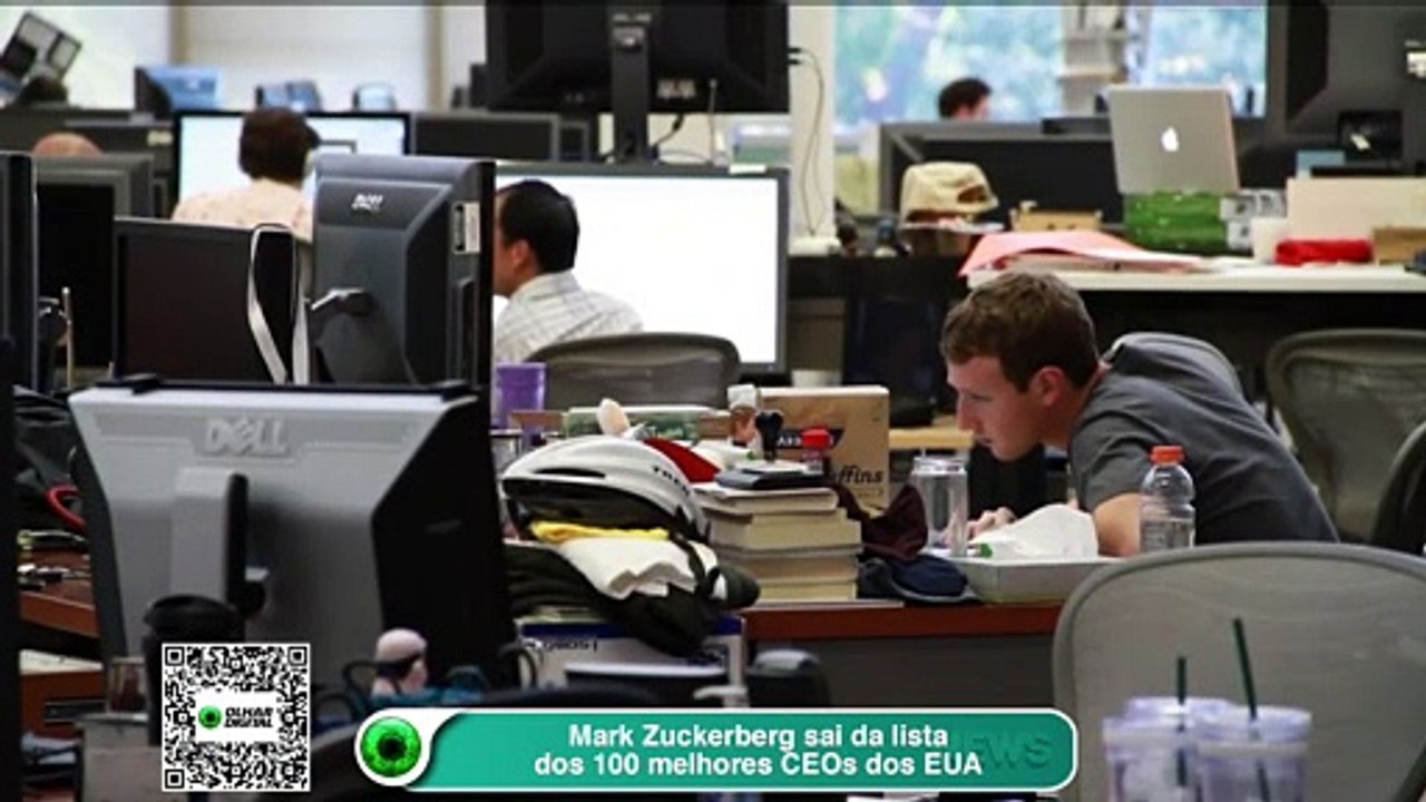 Mark Zuckerberg sai da lista dos 100 melhores CEOs dos EUA