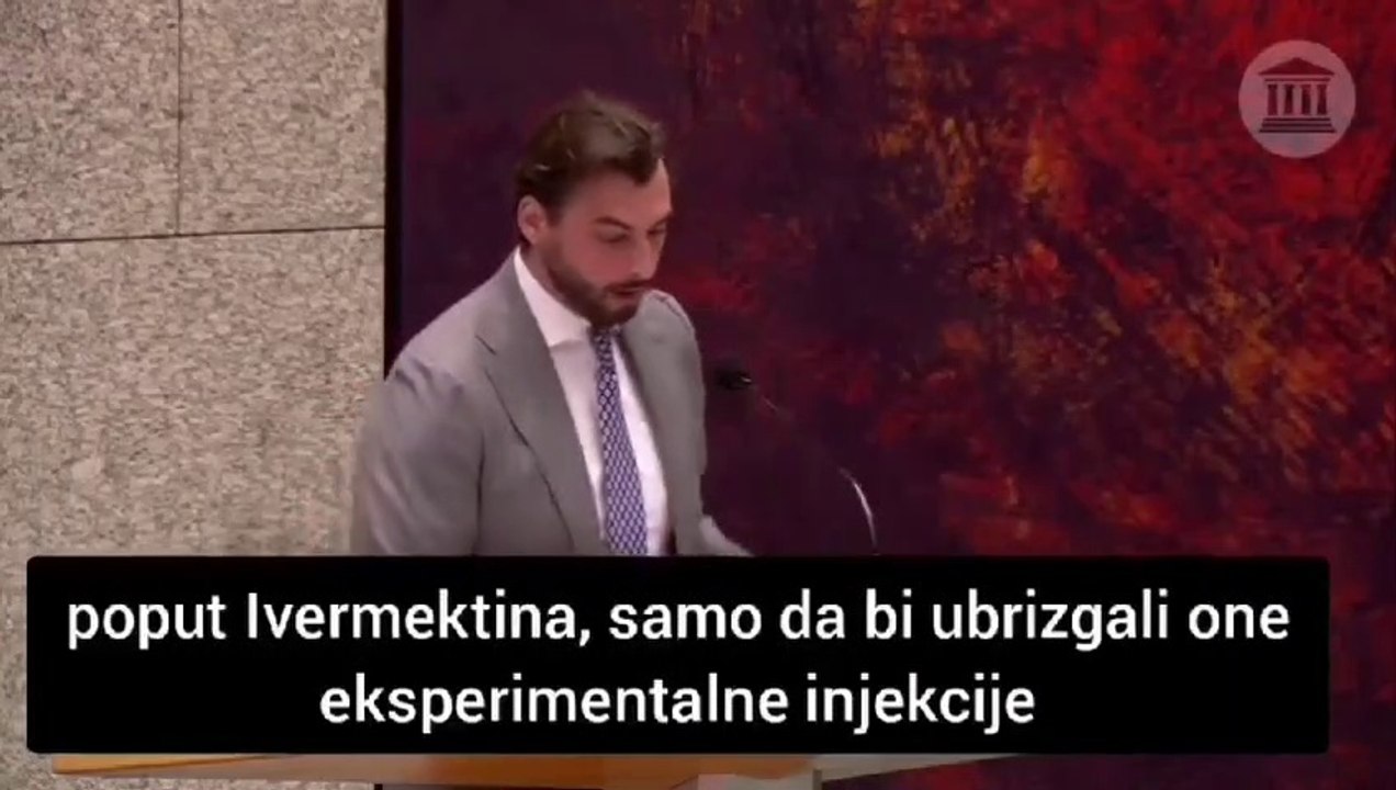 Nizozemski zastupnik Thierry Baudet u parlamentu javno govori o scenariju Rockefeller Fondacije iz 2010. ~ Thierry Baudet in parliament about Lock Step
