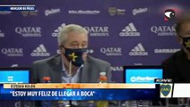 Estoy muy feliz de llegar a boca