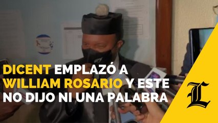Plutarco Jáquez dice Dicent emplazó a William Rosario y este no dijo ni una palabra