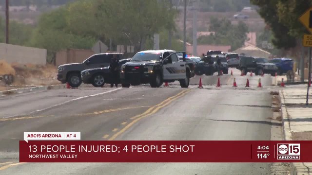 1 killed, 3 others shot and 9 more injured in West Valley shooting spree