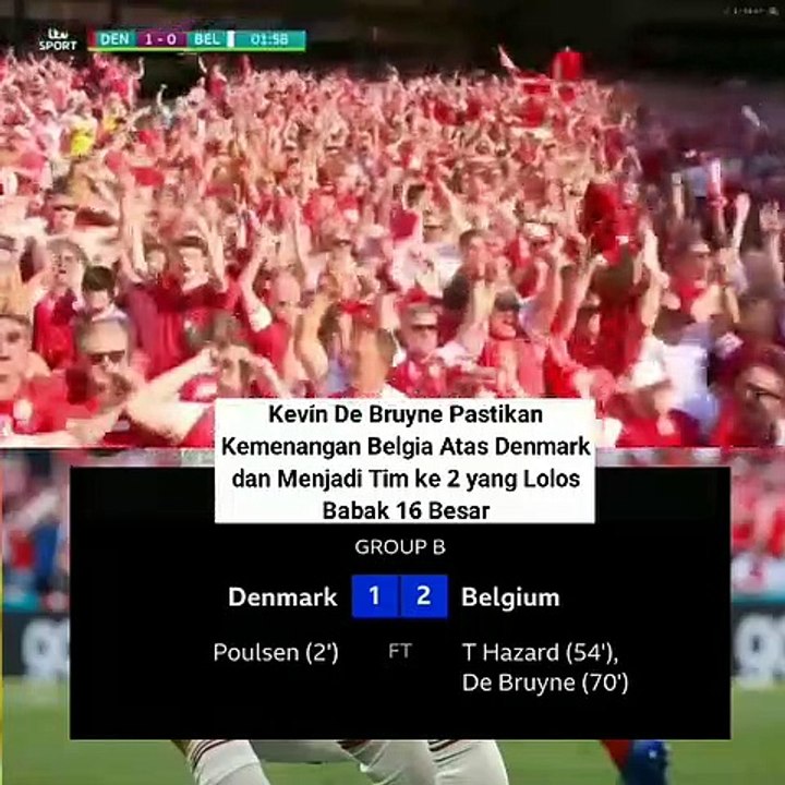 Denmark 1 vs 2 Belgium