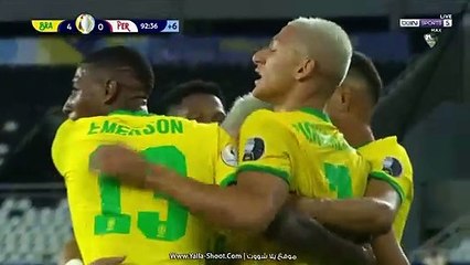 Richarlison Goal - Brazil 4-0 Peru - Copa America 17/06/2021
