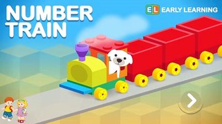 The Numbers Train Song - Number Train Learning for Kids - Educational cartoon for children
