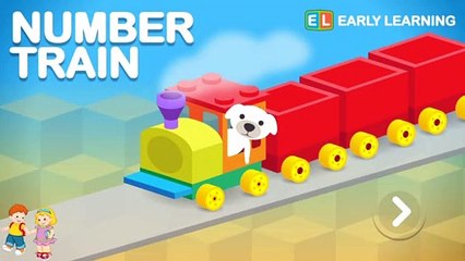 The Numbers Train Song - Number Train Learning for Kids - Educational cartoon for children