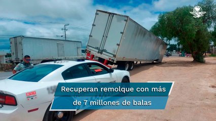 Localizan caja de balas robadas en San Luis de La Paz, Guanajuato