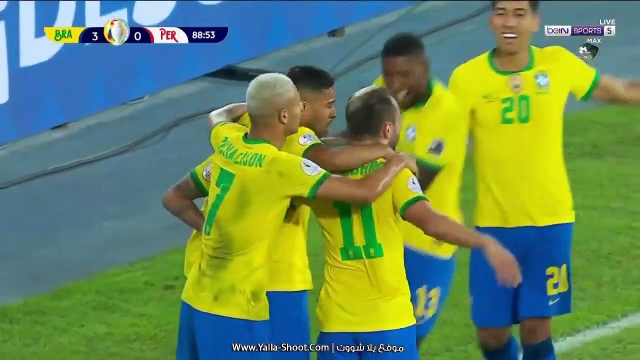 Everton Ribeiro Goal For Brazil 3-0 Peru - Copa America 17/06/2021