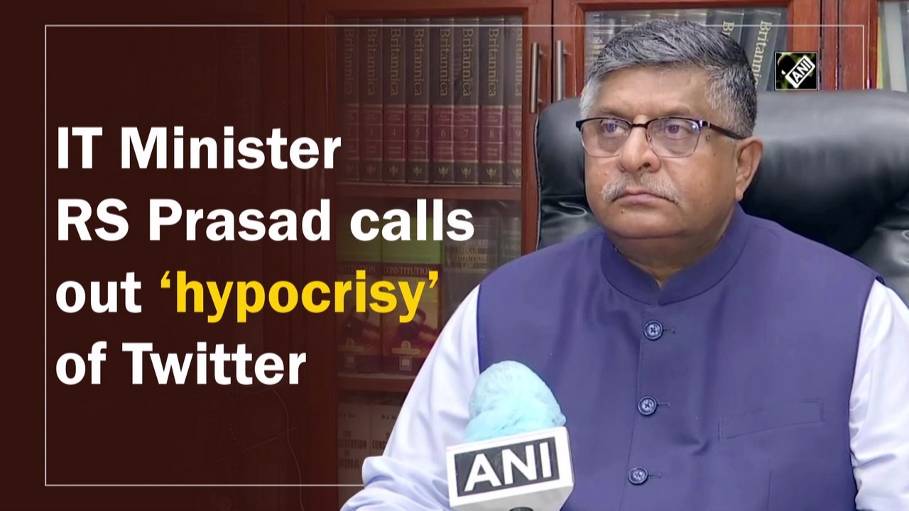 IT Minister RS Prasad calls out ‘hypocrisy’ of Twitter