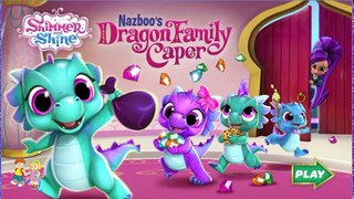 Shimmer and Shine Nazboo Dragon Family Caper - Nick Jr Preschoolers Games for Kids