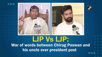 LJP Vs LJP: War of words between Chirag Paswan and his uncle over president post