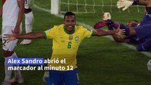 Brasil clasifica a cuartos de Copa América-2021 al golear 4-0 al debilitado Perú