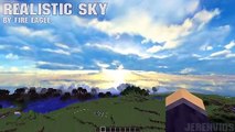 Minecraft - Top 5 Custom Sky Resource Packs - Clouds And Space Texture Packs