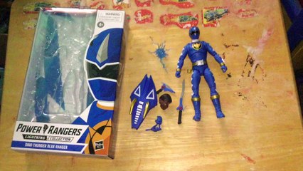 Power Rangers Lightning Collection Dino Thunder Blue Ranger Unboxing/Review