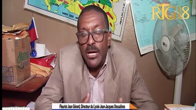 Entèvansyon direktè lise Jean-Jacques Dessalines sou dosye konstwiksyon Lise a.