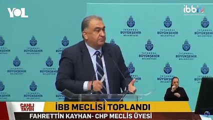 İBB Meclisi'nde FETÖ hatırlatılınca kürsüye yürüdüler