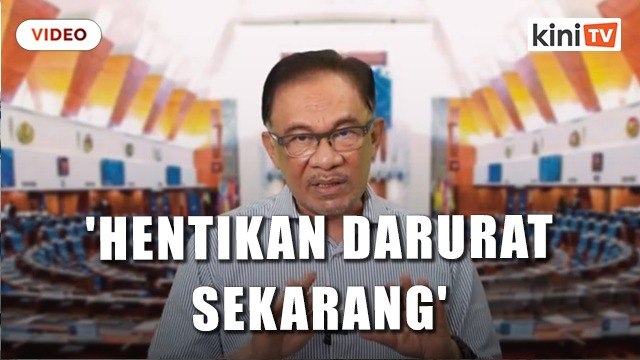 'Hentikan darurat sekarang atau selewat-lewatnya 1 Ogos' - Anwar