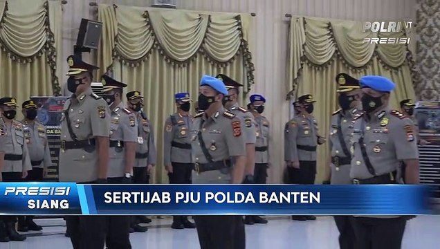 Kapolda Banten Pimpin Sertijab 5 PJU & Kapolres