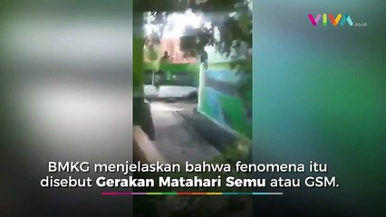 Matahari Terbit dari Utara Hebohkan Warga Sulsel