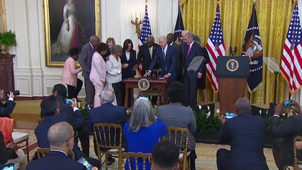 "Juneteenth" ist in den USA jetzt nationaler Feiertag