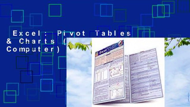 Excel: Pivot Tables & Charts (Quick Study Computer) For Kindle