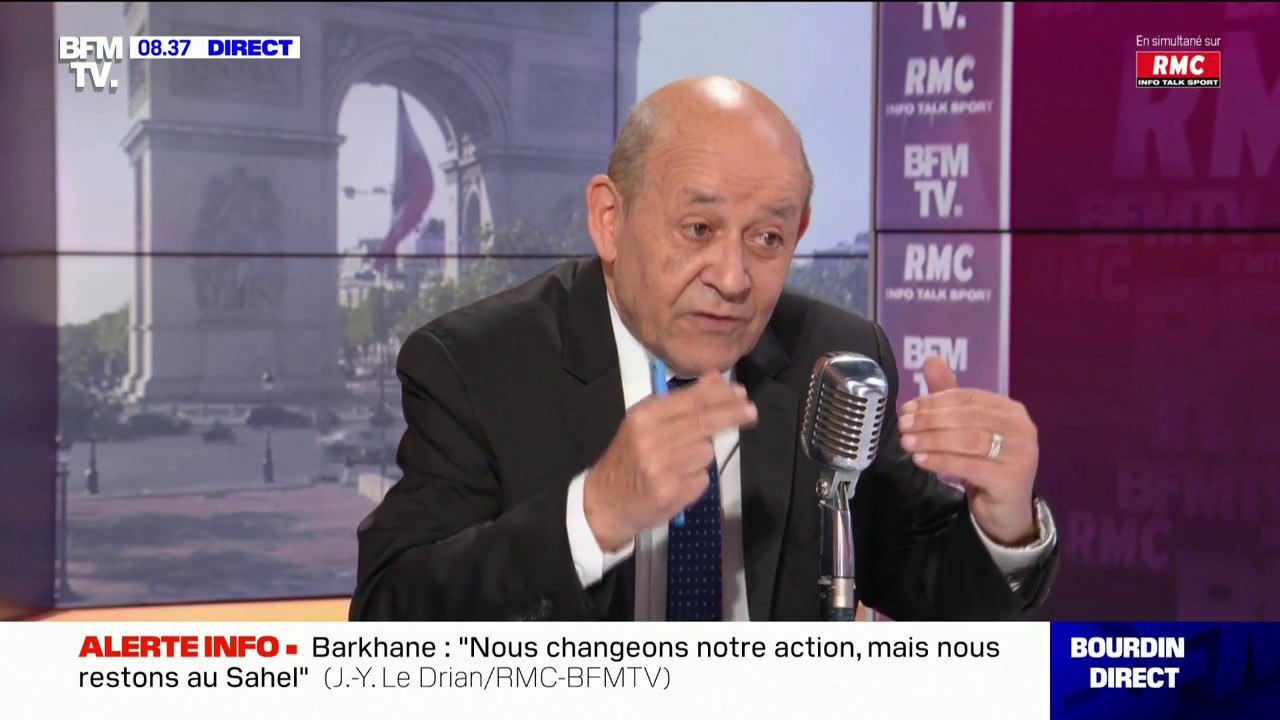 Fin de l'opération Barkhane: "Nous transformons notre action au Sahel, mais nous y restons", explique Jean-Yves Le Drian