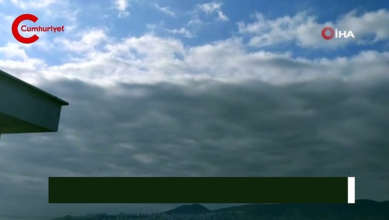 UFO sanıldı, meteoroloji balonu çıktı