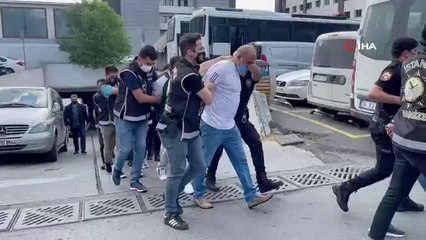 'Karagümrük' çetesi üyeleri adliyeye sevk edildi