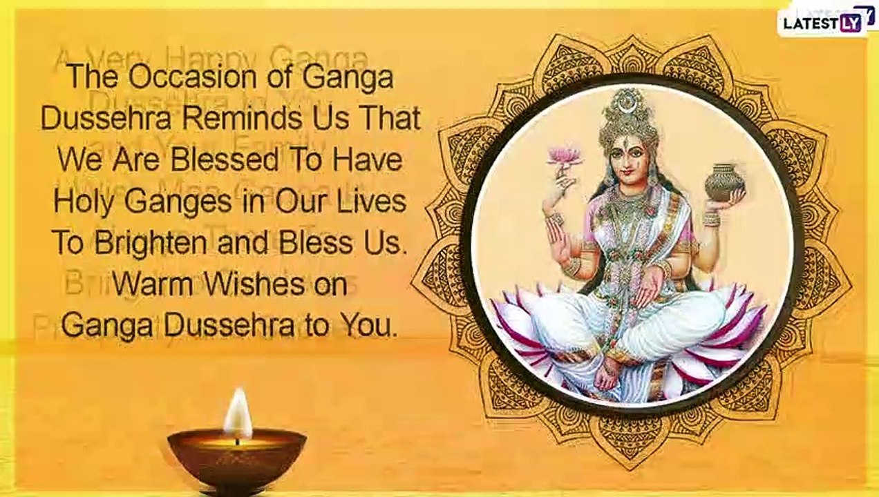 Happy Ganga Dussehra 2021 Images, Wishes and Greetings To Send to ...