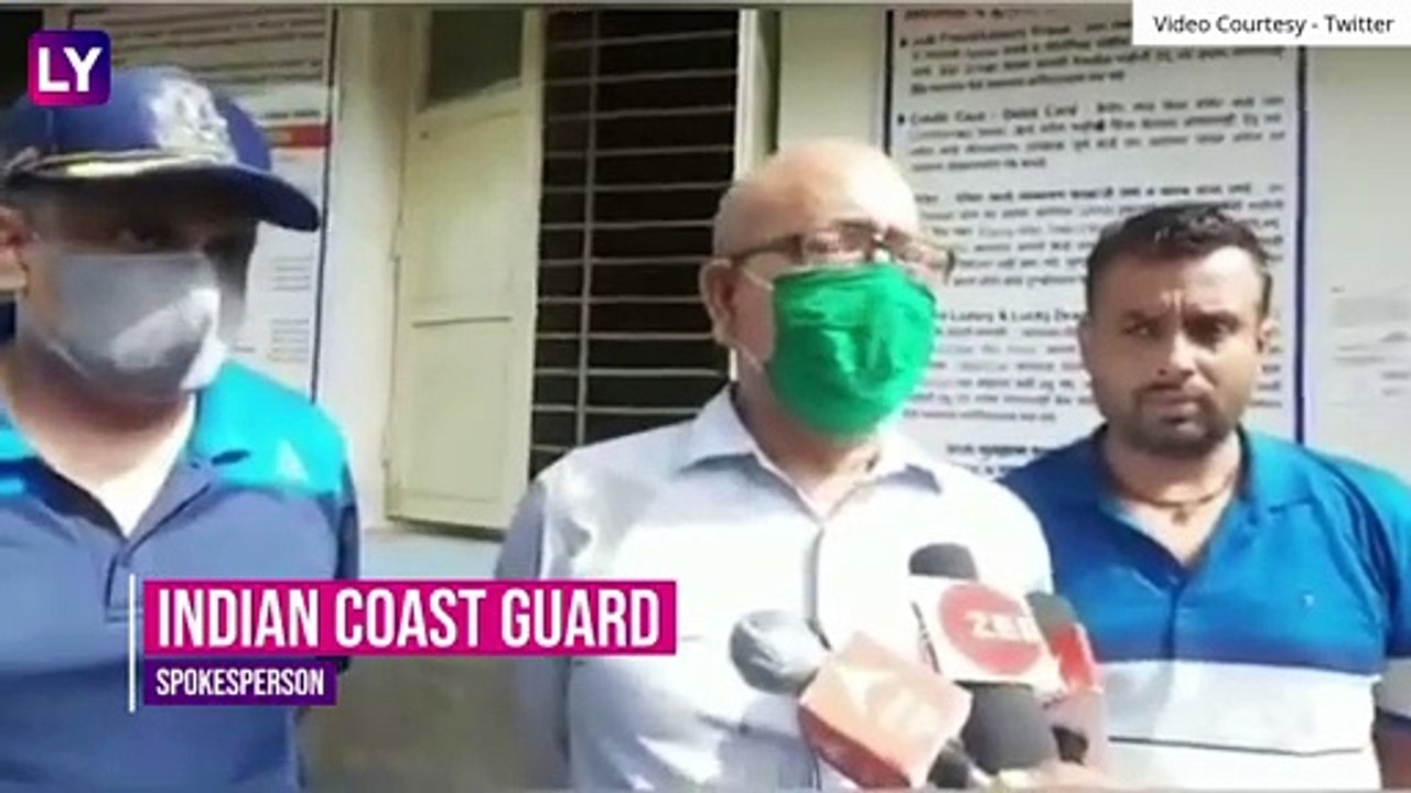 Indian Coast Guard Operation To Rescue Crew Of Sinking Barge MV Mangalam; 16 Crew Members Rescued