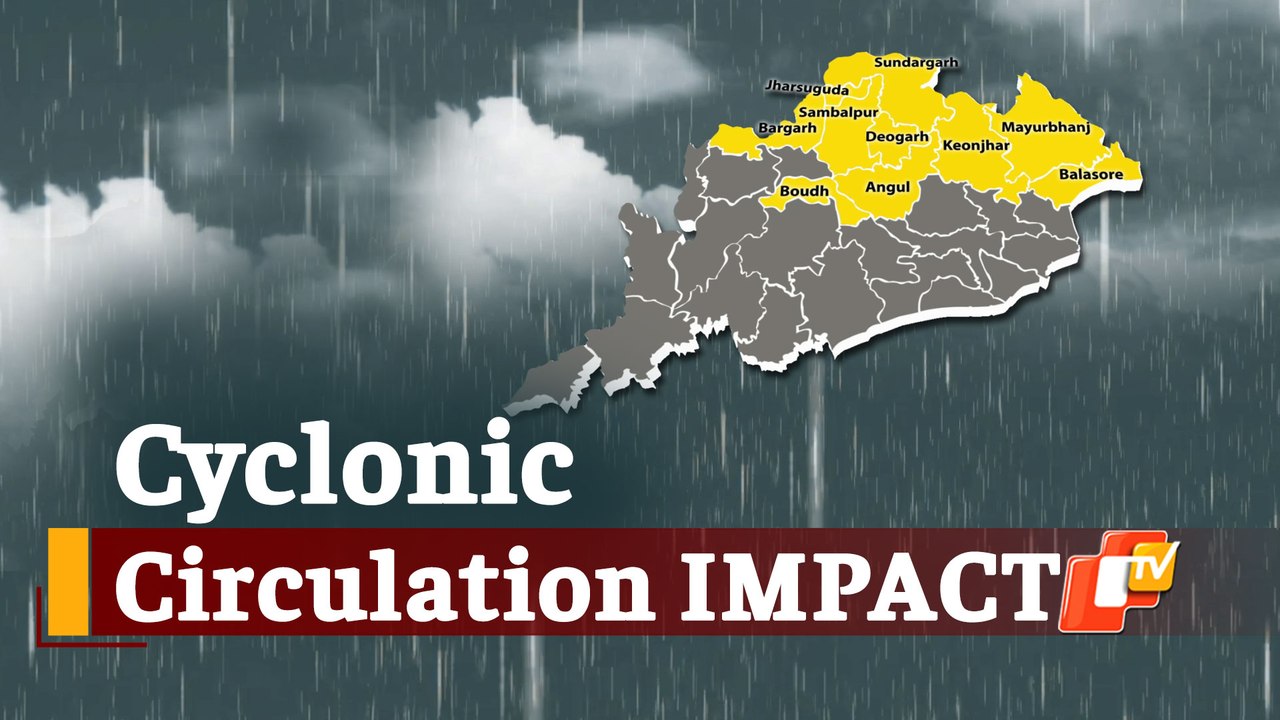 IMD Forecast: Cyclonic Circulation Over Gangetic WB, Heavy Rainfall Alert In Odisha Districts