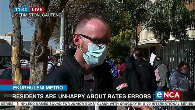 Ekurhuleni residents unhappy about rates errors