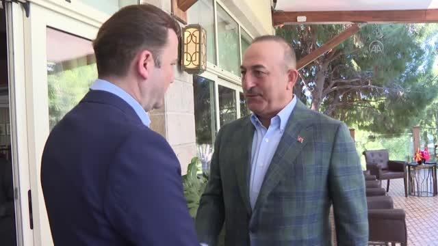 Dışişleri Bakanı Çavuşoğlu, Antalya'da Kuzey Makedonya ve Kongo Dışişleri Bakanlarıyla görüştü